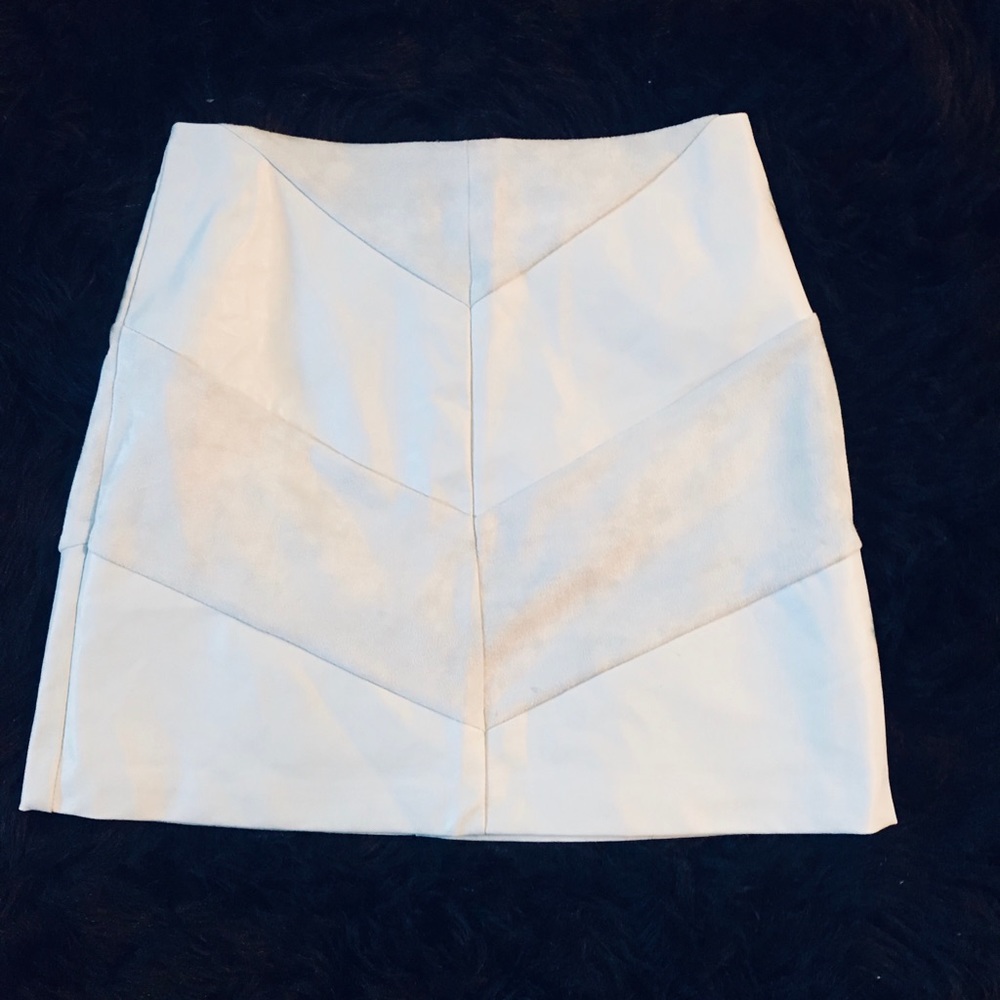 Light blue mini skirt